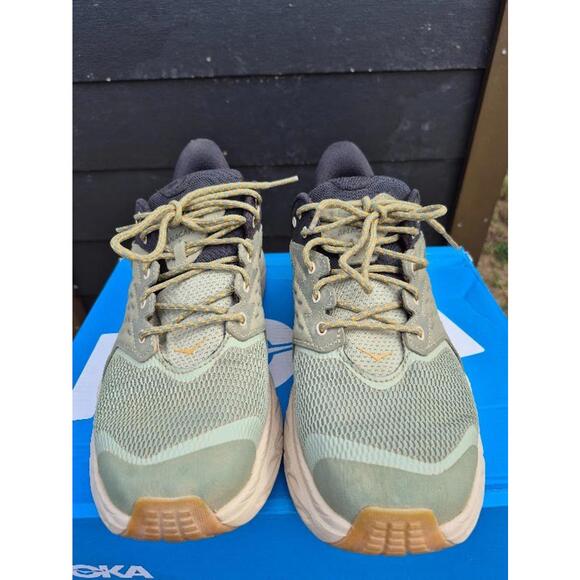 Hoka Anacapa 2 Low GTX Shoes Mens Size 8.5 Sea Moss Gore-Tex Vibram $180 Hiking - Picture 2 of 8